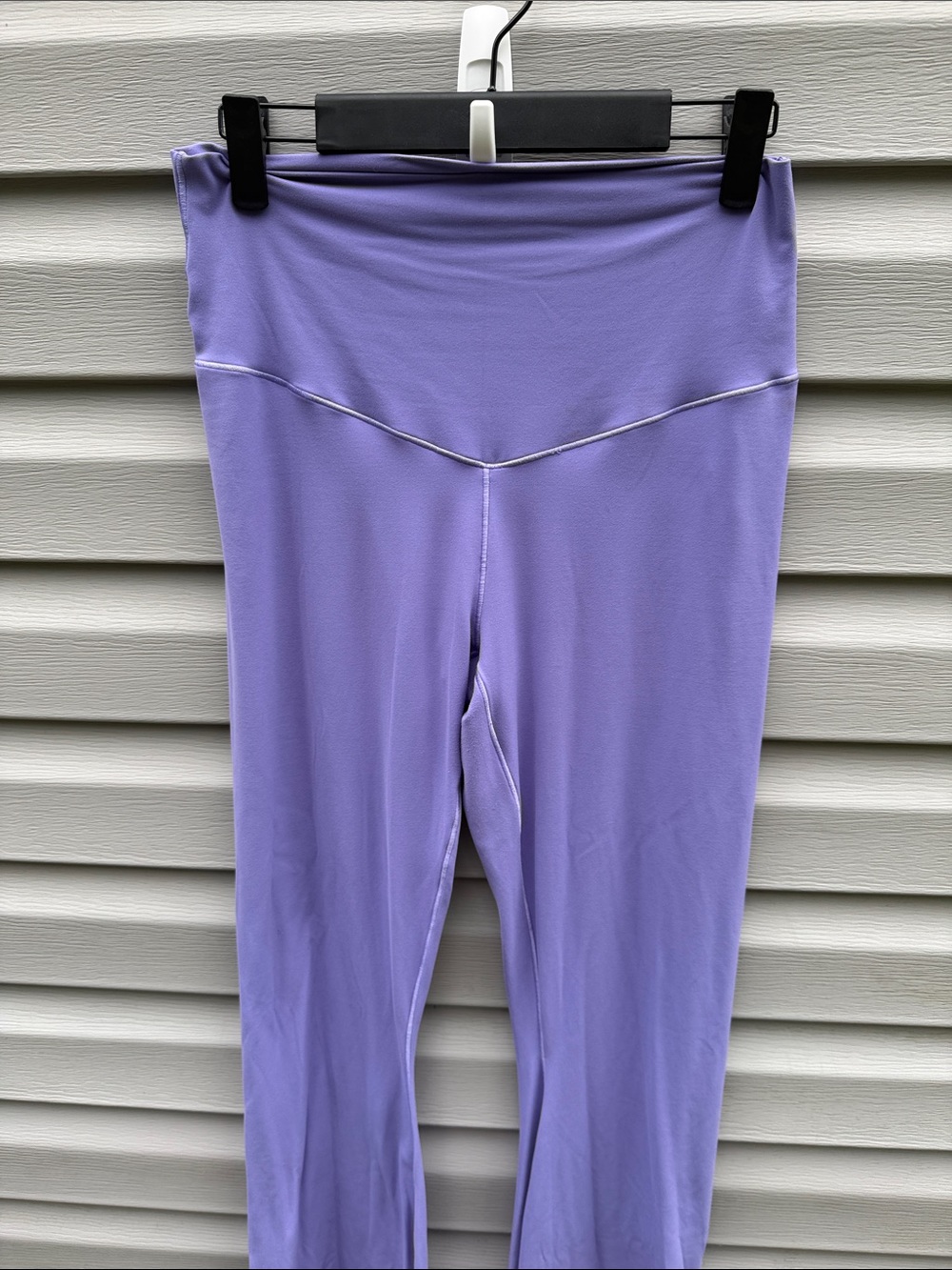Aerie Offline Real Me Xtra Purple Flare Leg Bootcut Leggings High Rise Large - Picture 2 of 6